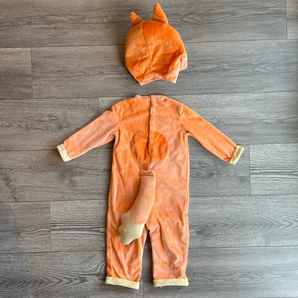 Spirit Halloween Baby Bingo - Bluey Costume Jumpsuit with Tail & Headpiece